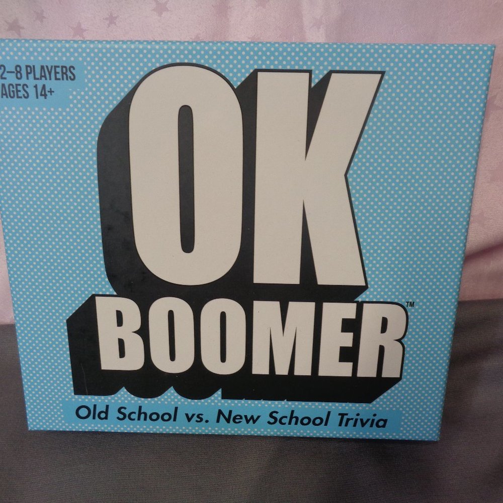 OK Boomer Trivia Game for Young vs Old Family Game Holiday Fun Game